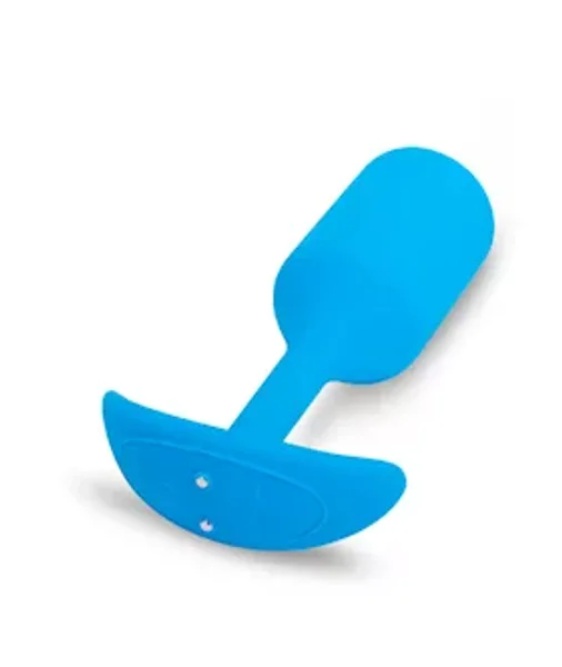 B-vibe Vibrating Snug Plug Large Blue (Size 3) — image 6 of 8