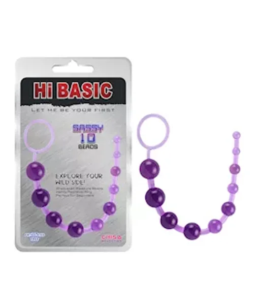 Sassy Anal Beads - 10 Inch — image 4 of 4