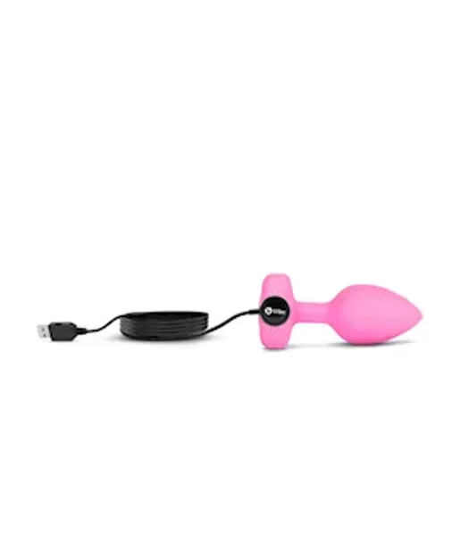 B-vibe Remote Control Vibrating Jewelled Heart Plug S/m — image 6 of 8