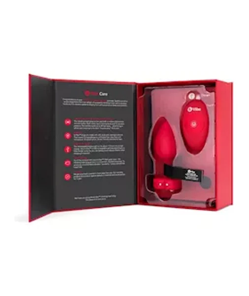 B-vibe Remote Control Vibrating Jewelled Heart Plug M/l — image 7 of 8