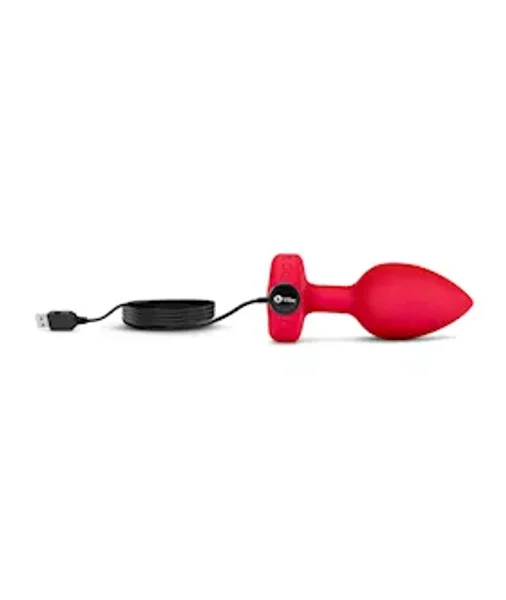 B-vibe Remote Control Vibrating Jewelled Heart Plug M/l — image 6 of 8