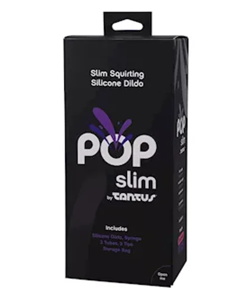 Pop Slim By Tantus Squirting Dildo Indigo — image 6 of 6
