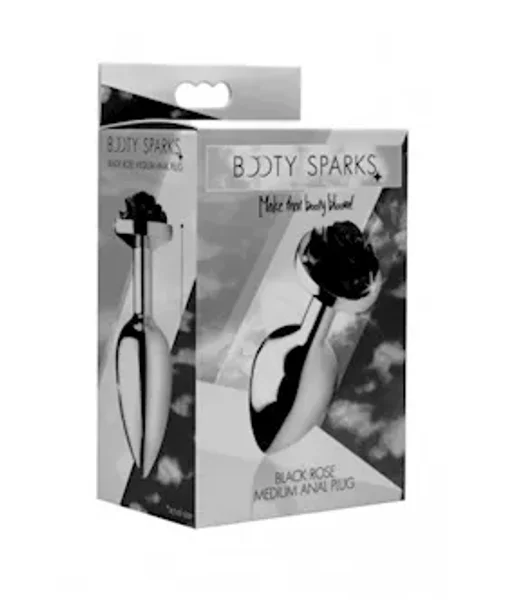 Black Rose Butt Plug - Medium — image 8 of 8
