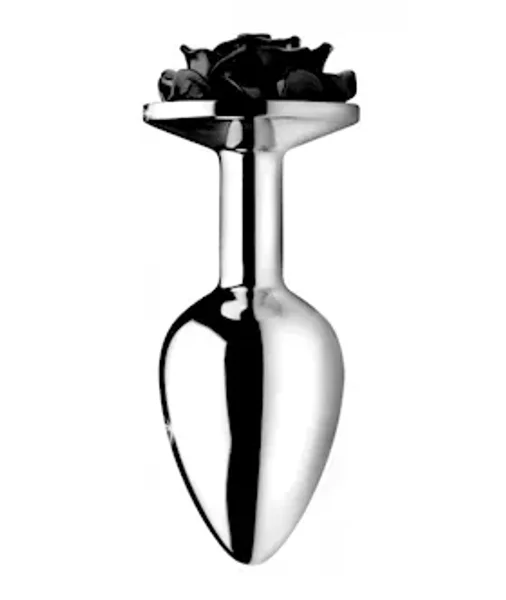 Black Rose Butt Plug - Medium — image 6 of 8