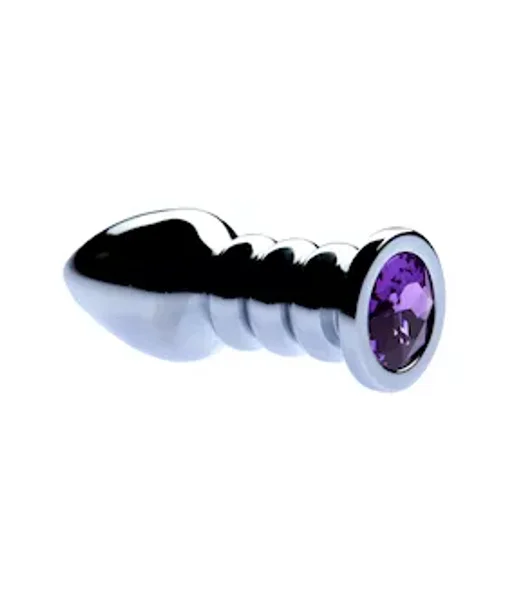 Kink Range Ribbed Gem Plug - 4 Inch — image 3 of 4