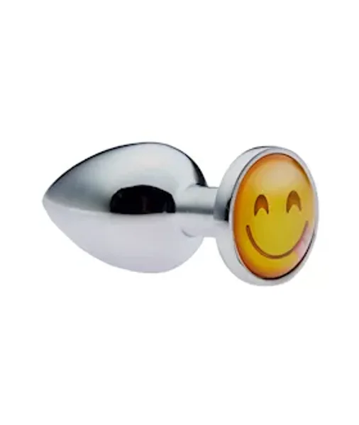 Kinki Tongue's Out Emoji Anal Plug - 2.7 Inch — image 2 of 2