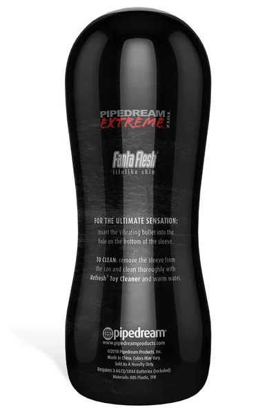 Pipedream 6.5" Vibrating Realistic Pussy Masturbator — image 8 of 8
