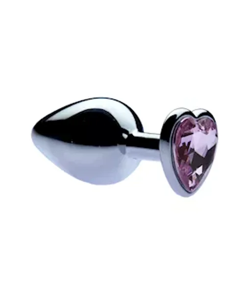 Kink Range Jewelled Heart Butt Plug - 3.2 Inch — image 2 of 2