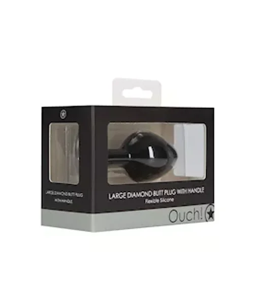Diamond Butt Plug With Handle - 3.4 Inch — image 11 of 12