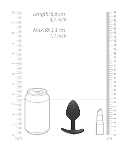 Diamond Butt Plug With Handle - 3.4 Inch — image 12 of 12