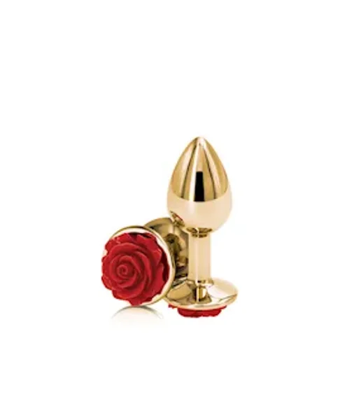 Rose Buttplug - 3 Inch — image 3 of 4