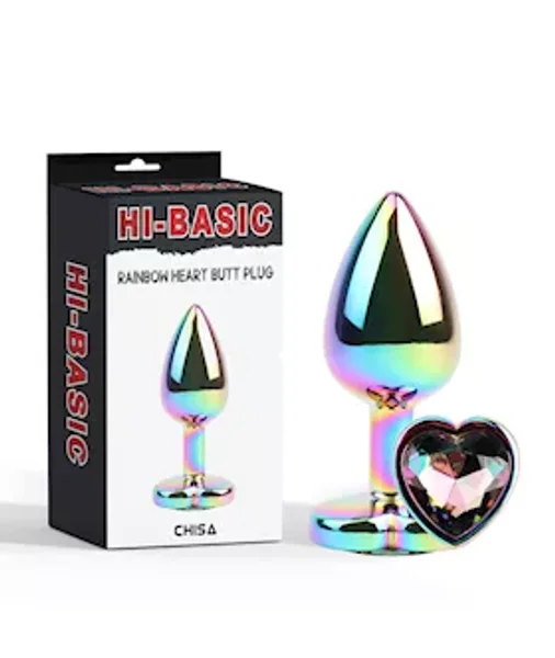 Rainbow Heart Butt Plug — image 6 of 10