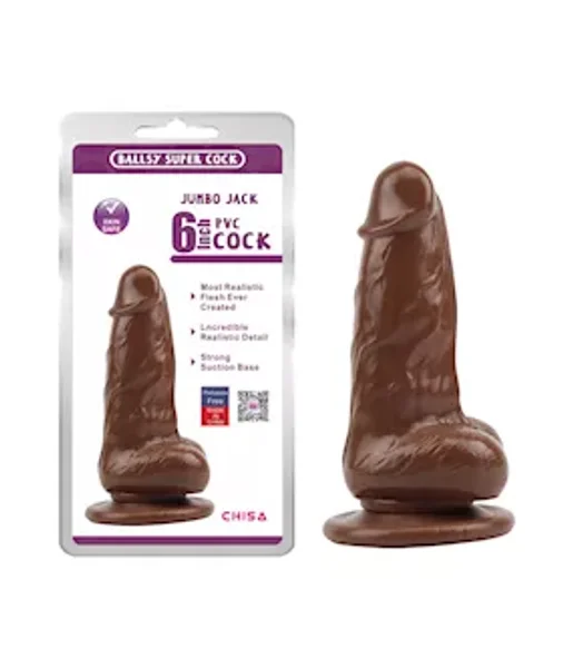 Jumbo Jack Dildo - 6 Inch — image 4 of 4