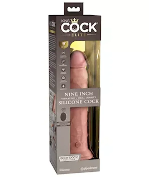 King Cock Elite Dual Density Vibe Silicone Dildo With Remote — image 20 of 25