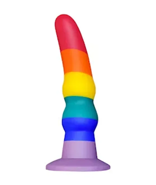 Nood Colours Rainbow Rippled Dildo — image 4 of 4