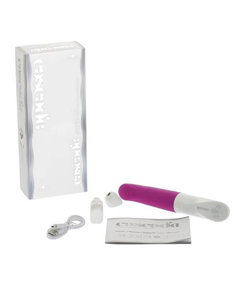 Cascade ripple self-lubricating vibe — image 9 of 9