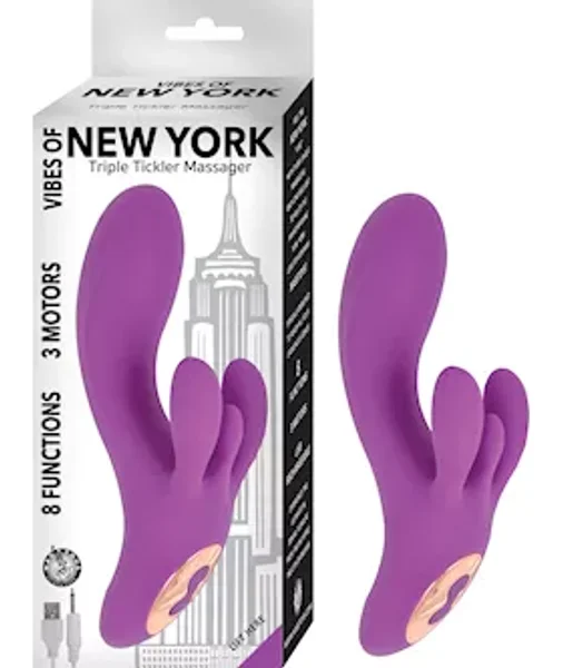 Vibes Of New York Triple Tickler Massager - 7 Inch — image 3 of 3