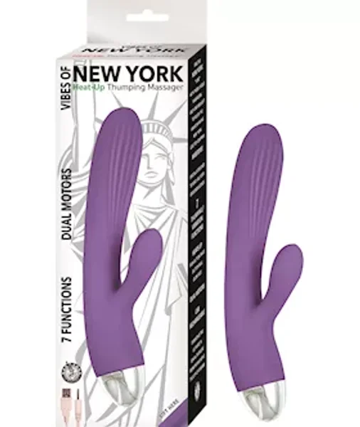 Nass Toys Vibes Of New York Heat Up Thumping Massager — image 3 of 3