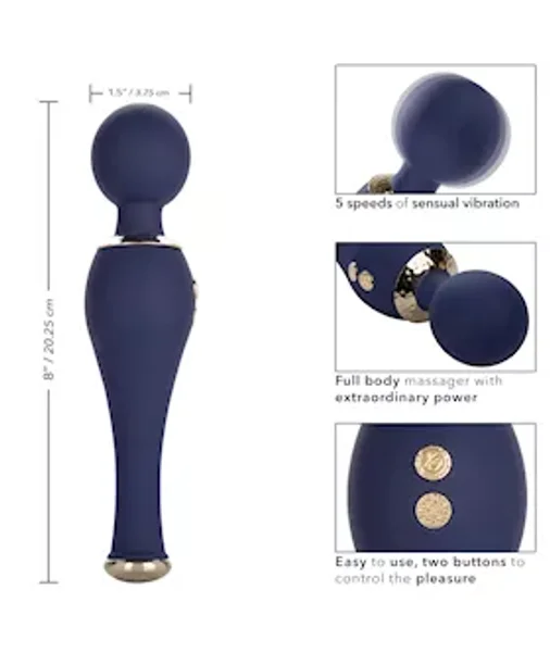 Chic Poppy Wand Vibrator - 8 Inch — image 17 of 24
