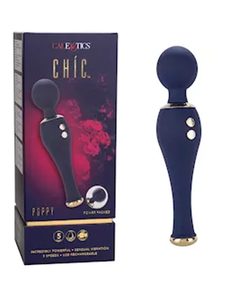 Chic Poppy Wand Vibrator - 8 Inch — image 14 of 24