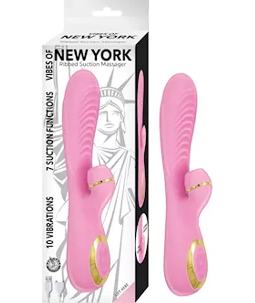 Vibes Of New York Ribbed Suction Massager - 9.2 Inch — image 2 of 2