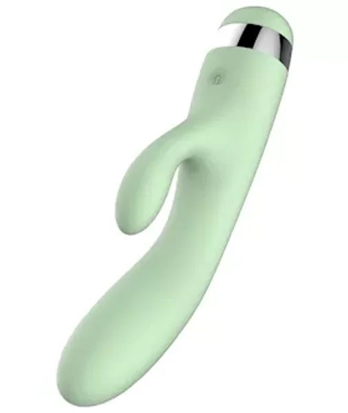 Soft By Playful Stunner Rechargeable Rabbit Vibrator Mint — image 7 of 8