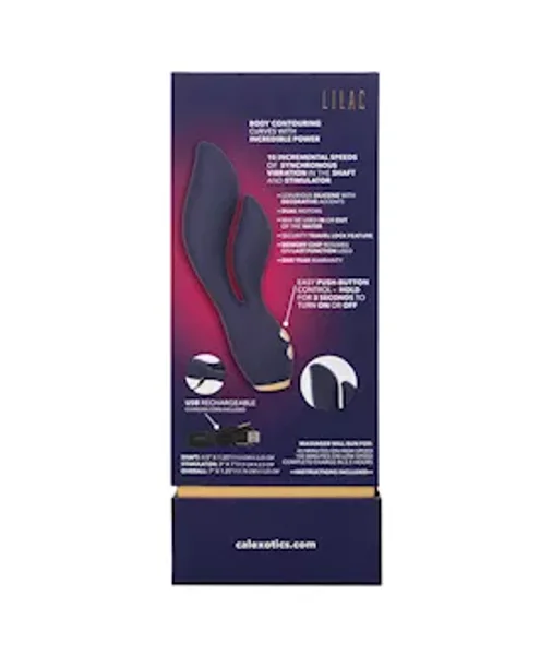 Chic Lilac Rabbit Vibrator - 7 Inch — image 16 of 24