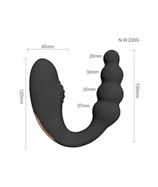 Beaded Double Ended G-spot Vibrator — image 6 of 6