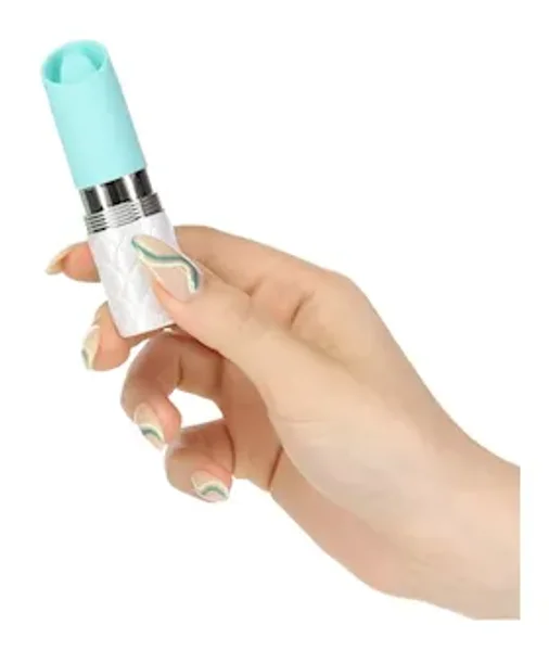 Pillow Talk Lusty Luxurious Flickering Massager Teal — image 7 of 8