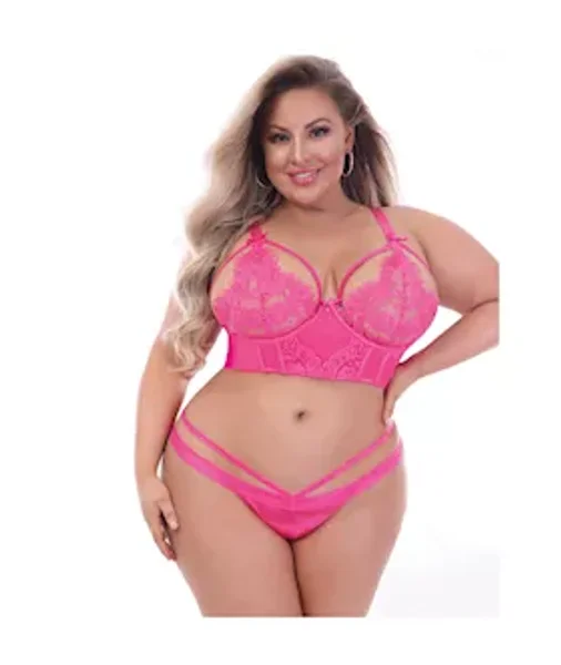 Satin And Lace 2-piece Bra Set — image 7 of 8