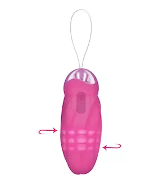 Amore Pastel Pleasure Rotating Egg Vibrator With Remote — image 5 of 6