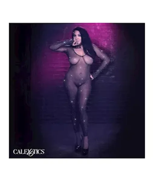 Radiance Plus Size Crotchless Full Body Suit — image 7 of 8