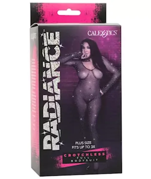 Radiance Plus Size Crotchless Full Body Suit — image 8 of 8