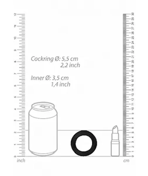 No. 85 Cock Ring- Large Black — image 10 of 12
