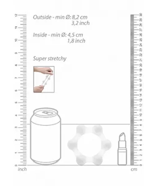 No. 83 Weighted Cock Ring Transparent — image 10 of 12