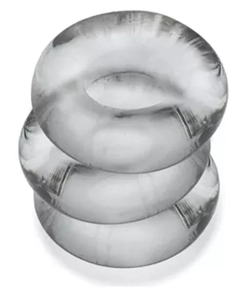 Fat Willy 3-pack Jumbo Cockrings Clear — image 5 of 6