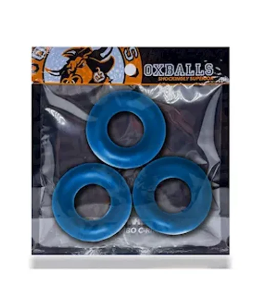 Fat Willy 3-pack Jumbo Cockrings Space Blue — image 4 of 4