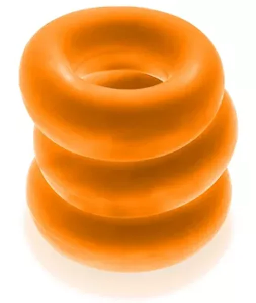 Fat Willy 3-pack Jumbo Cockrings Orange — image 5 of 8