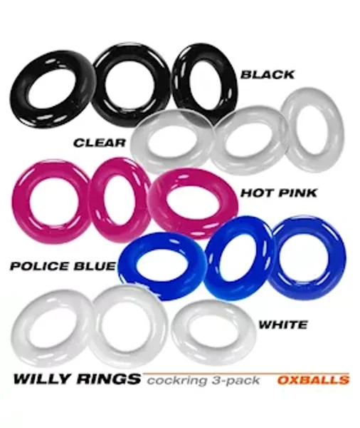 Willy Rings Cockring Pack - Set Of 3 — image 20 of 25