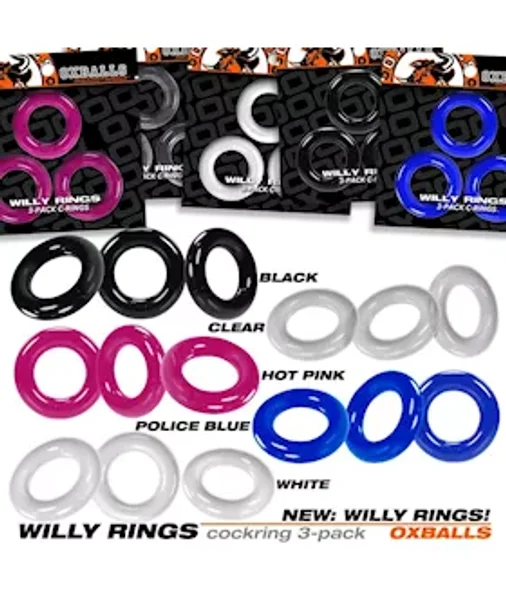 Willy Rings Cockring Pack - Set Of 3 — image 21 of 25