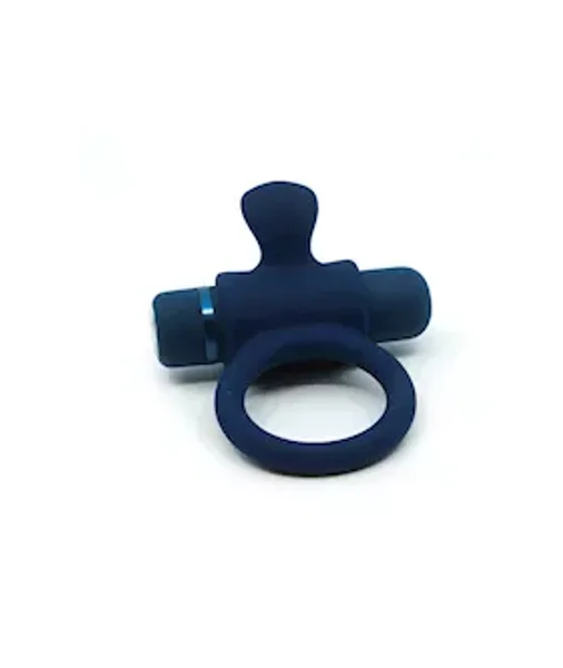 Nu Sensuelle Silicone Bullet Ring Navy — image 2 of 2