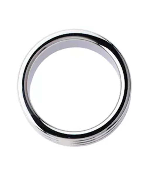 Kink Range Stainless Steel Ridged Penis Head Ring - 1.5 Inch — image 2 of 2