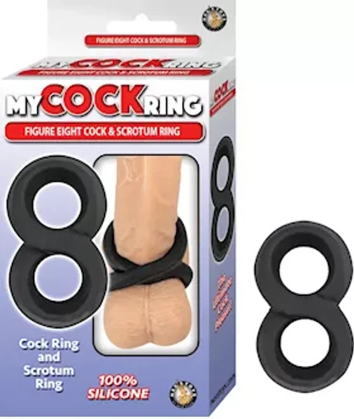 My Cockring Figure Eight Cock & Scrotum Ring — image 2 of 2