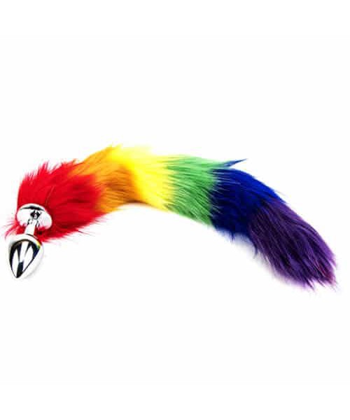 Furry Fantasy Rainbow Tail Butt Plug — image 7 of 7