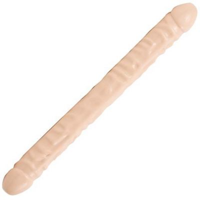 Doc Johnson Double Header Veined 18 Flesh