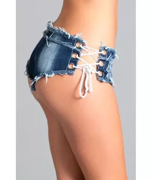 String Attached Mini Hot Pants — image 5 of 6