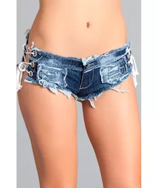String Attached Mini Hot Pants — image 4 of 6
