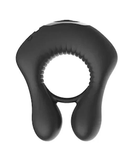 Amore Dual Vibrating Ring With Remote Control - Black — image 4 of 6