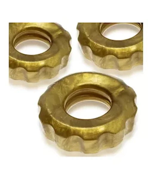 Super Huj 3-pack Cockrings Bronze Metallic