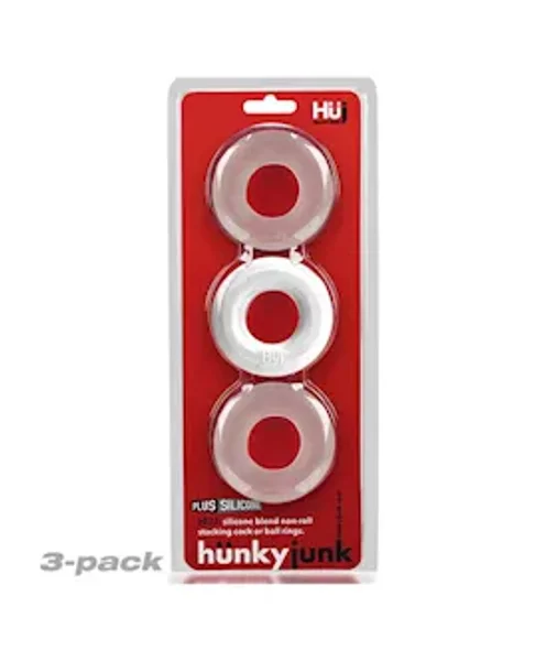 Huj3 C-ring 3-pack White Ice